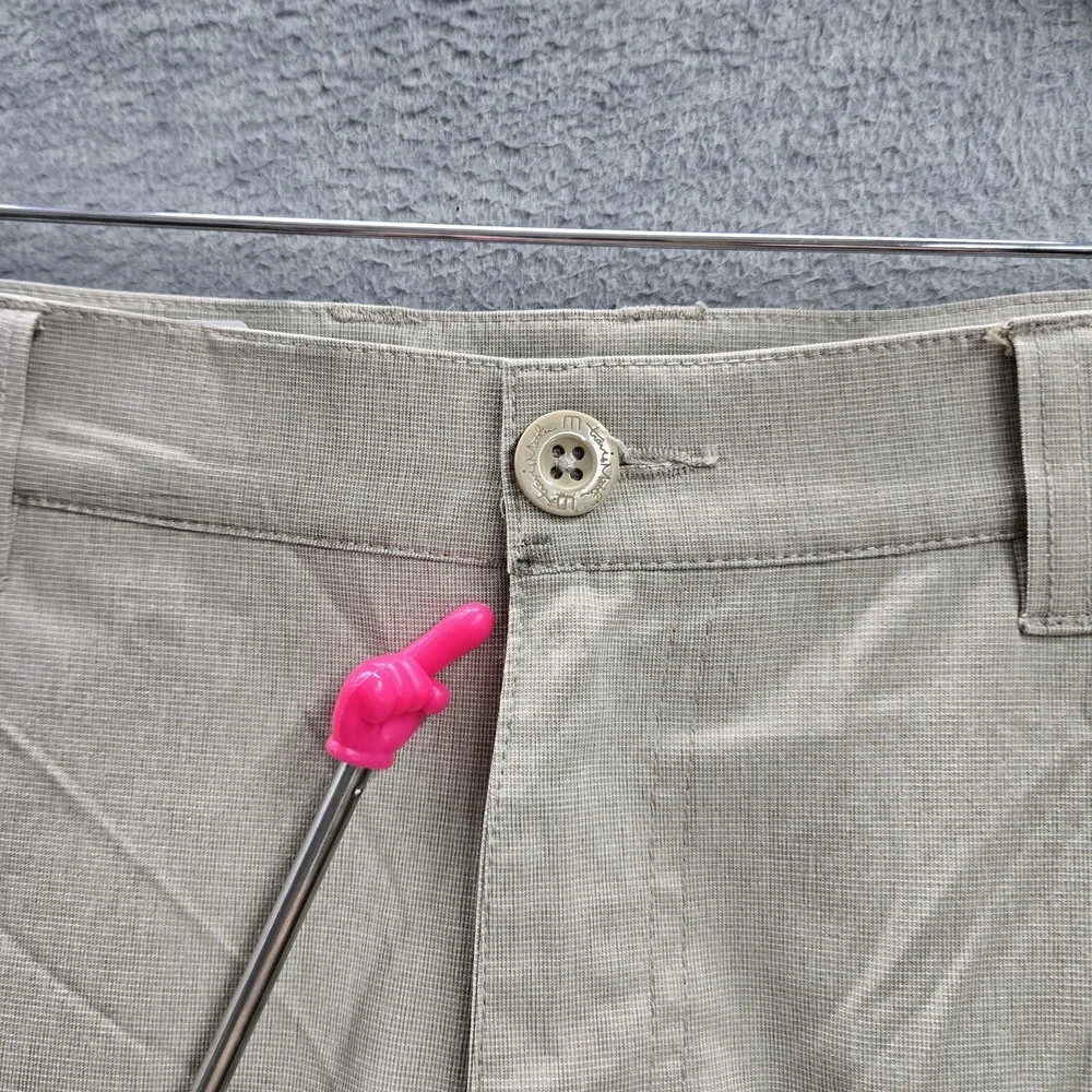 Travismathew Men Shorts 36 Brown Chino Casual Button 10